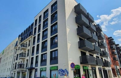 Rental of a modern 1-room apartment with a separate bedroom, 28 m², Wrocław, Poland